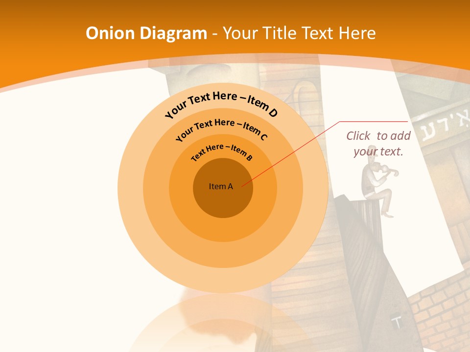 White Grandmother Hold PowerPoint Template