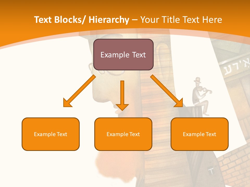 White Grandmother Hold PowerPoint Template