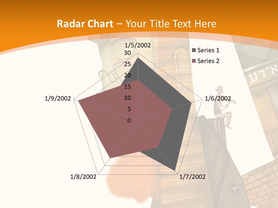 White Grandmother Hold PowerPoint Template