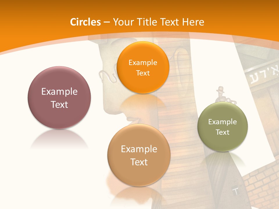 White Grandmother Hold PowerPoint Template