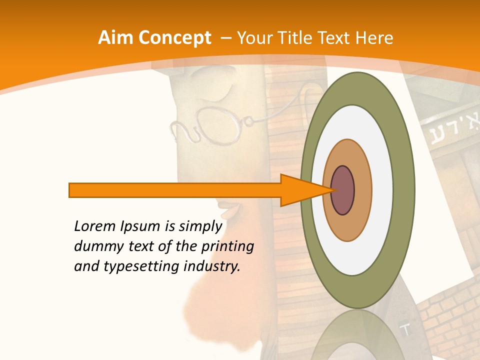 White Grandmother Hold PowerPoint Template