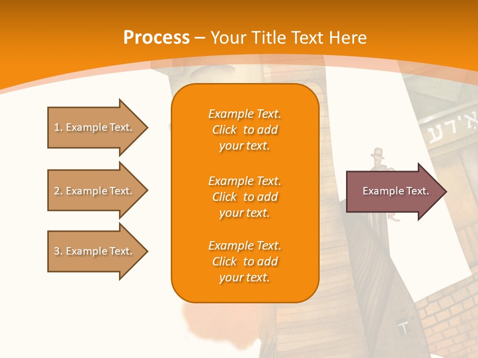 White Grandmother Hold PowerPoint Template