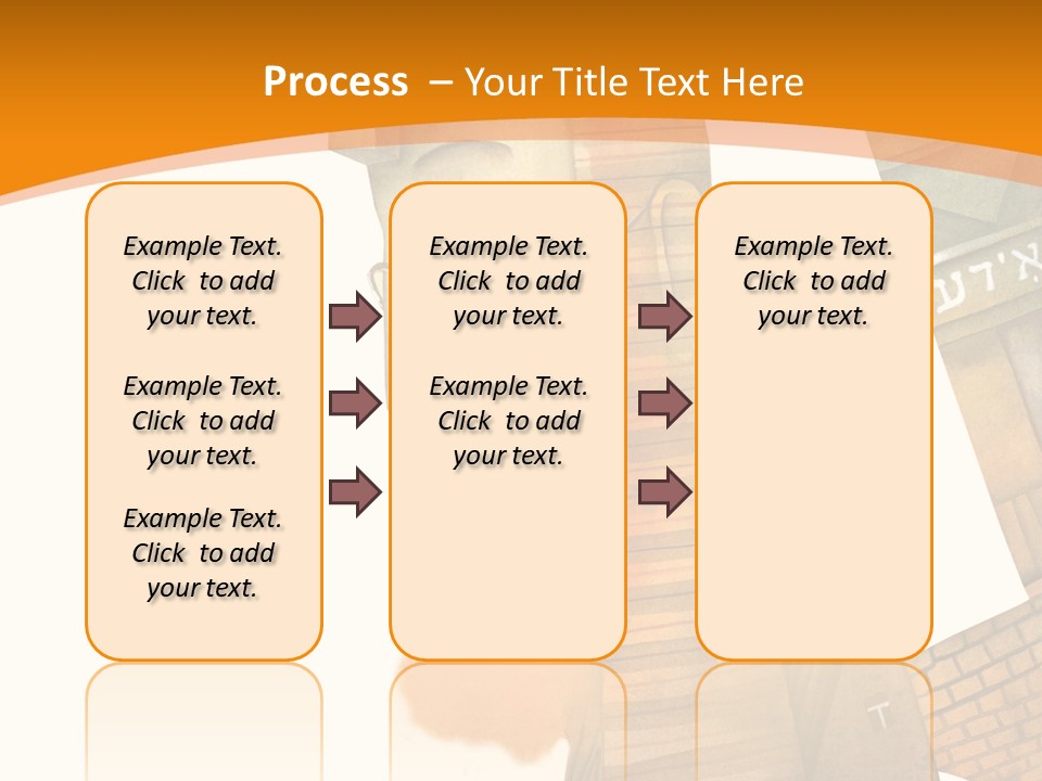 White Grandmother Hold PowerPoint Template