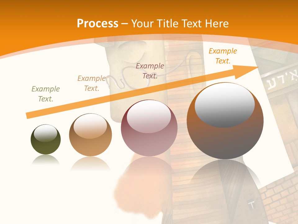 White Grandmother Hold PowerPoint Template