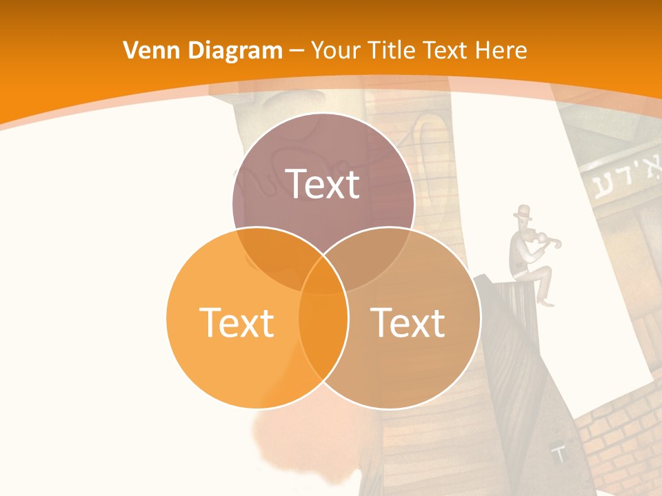 White Grandmother Hold PowerPoint Template