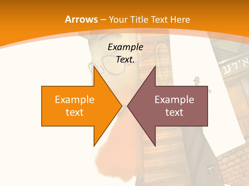 White Grandmother Hold PowerPoint Template