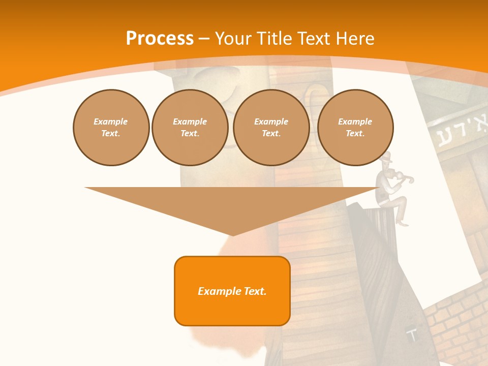 White Grandmother Hold PowerPoint Template