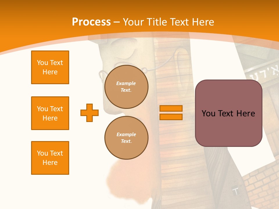 White Grandmother Hold PowerPoint Template