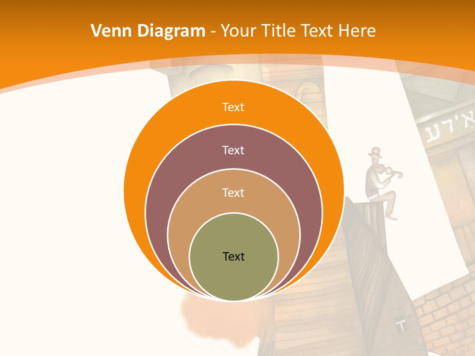 White Grandmother Hold PowerPoint Template