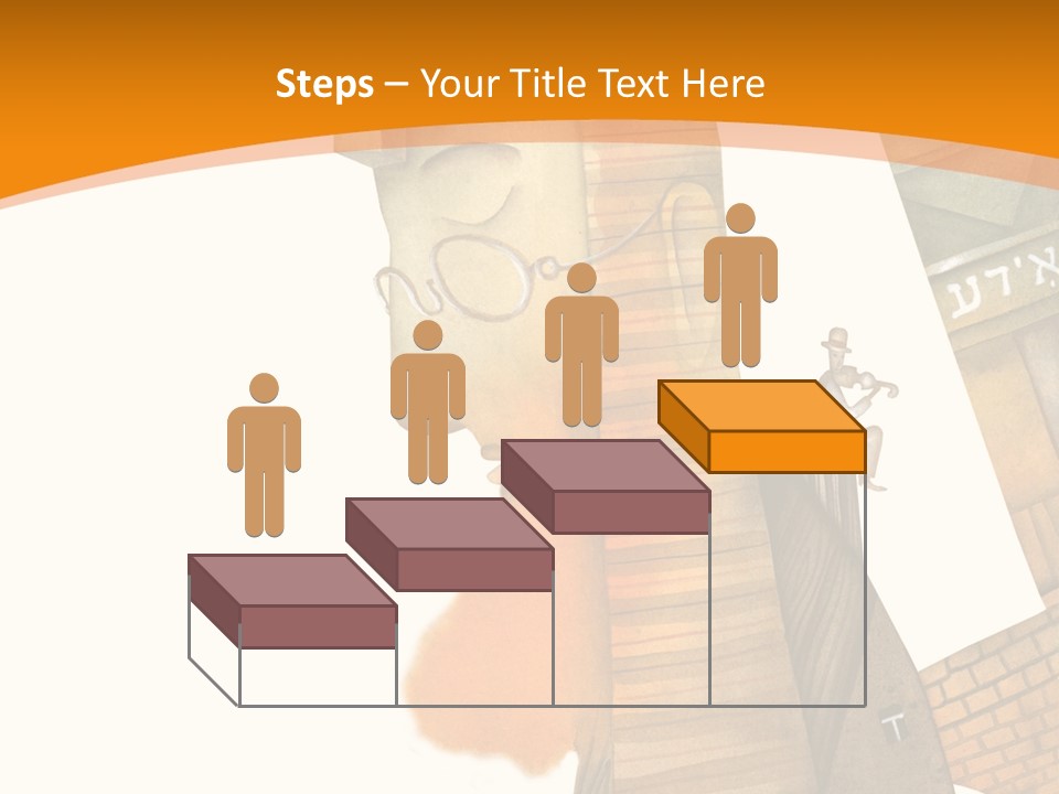 White Grandmother Hold PowerPoint Template