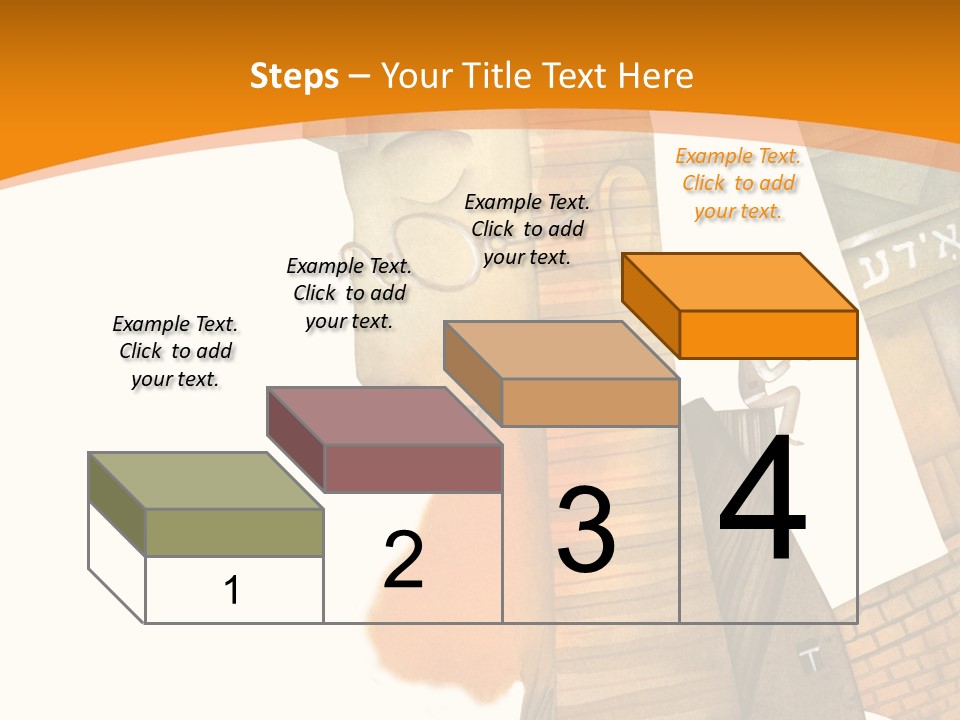 White Grandmother Hold PowerPoint Template