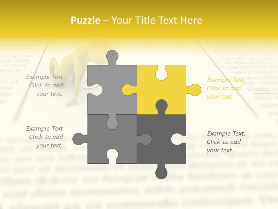 Elderly Holding Hands Two PowerPoint Template