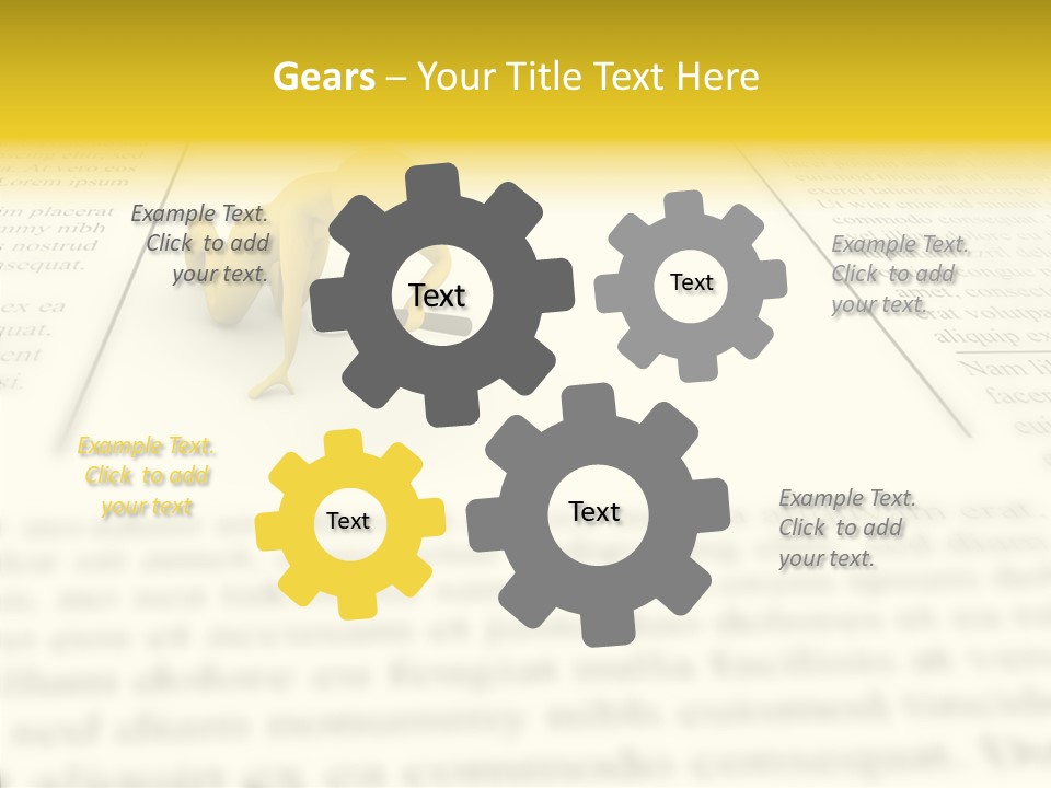 Elderly Holding Hands Two PowerPoint Template