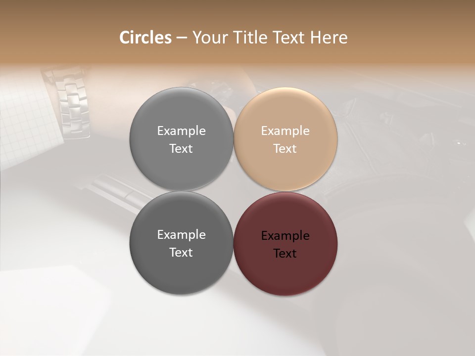 Female Hold Two PowerPoint Template