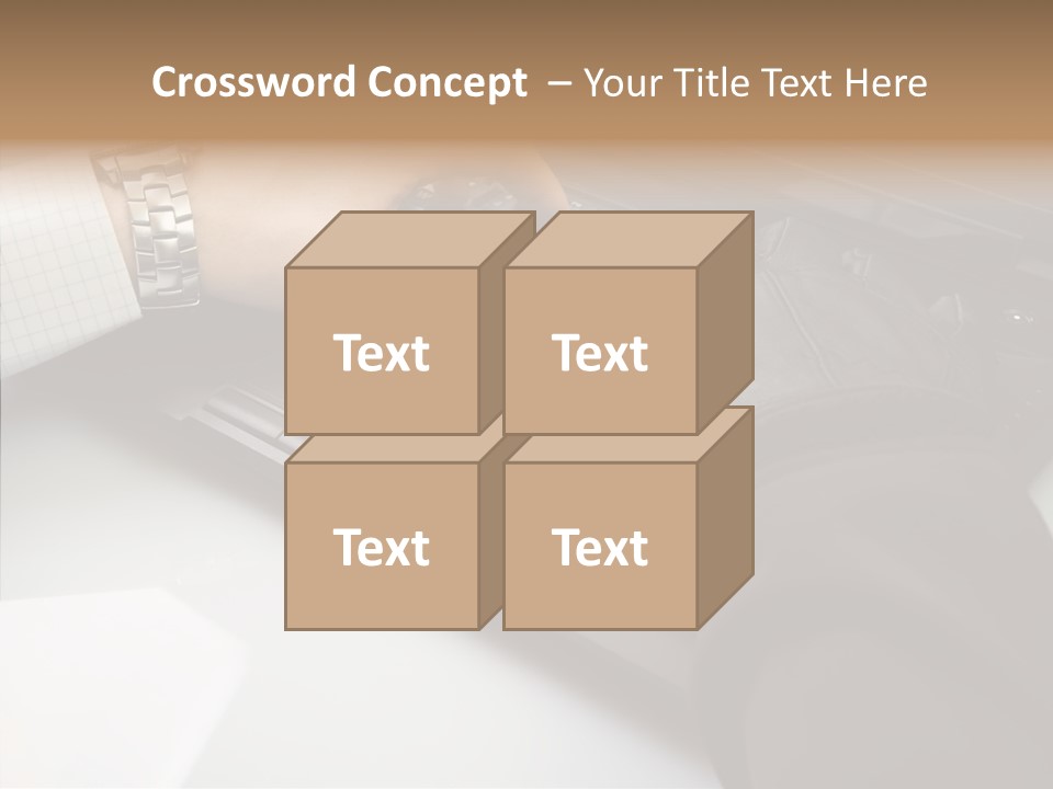 Female Hold Two PowerPoint Template