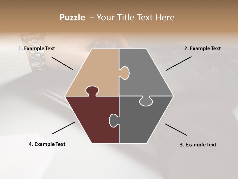 Female Hold Two PowerPoint Template