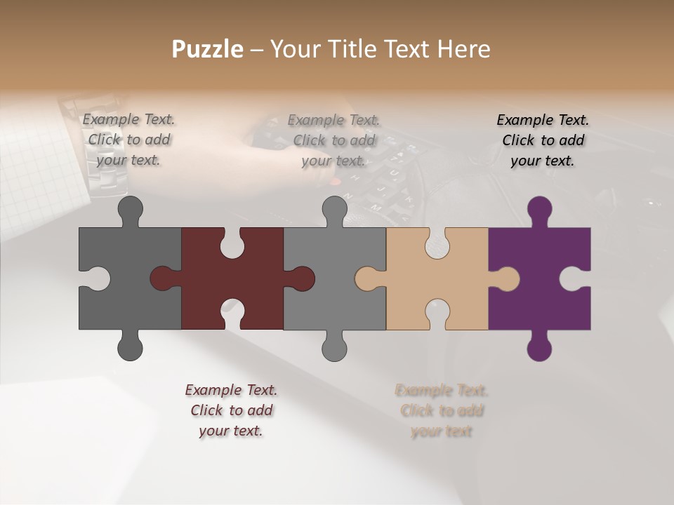 Female Hold Two PowerPoint Template