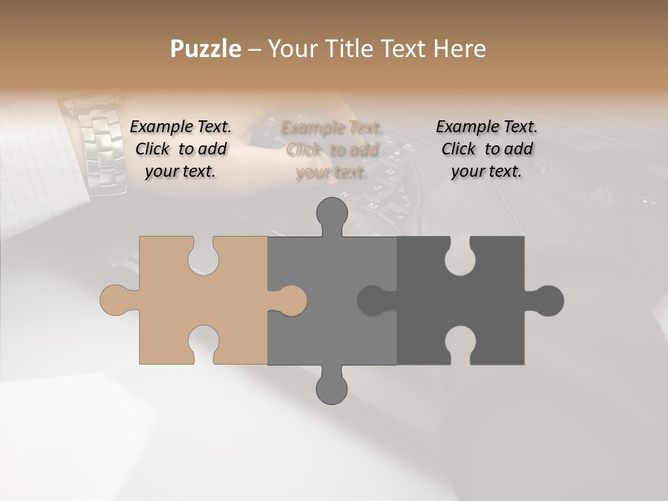 Female Hold Two PowerPoint Template