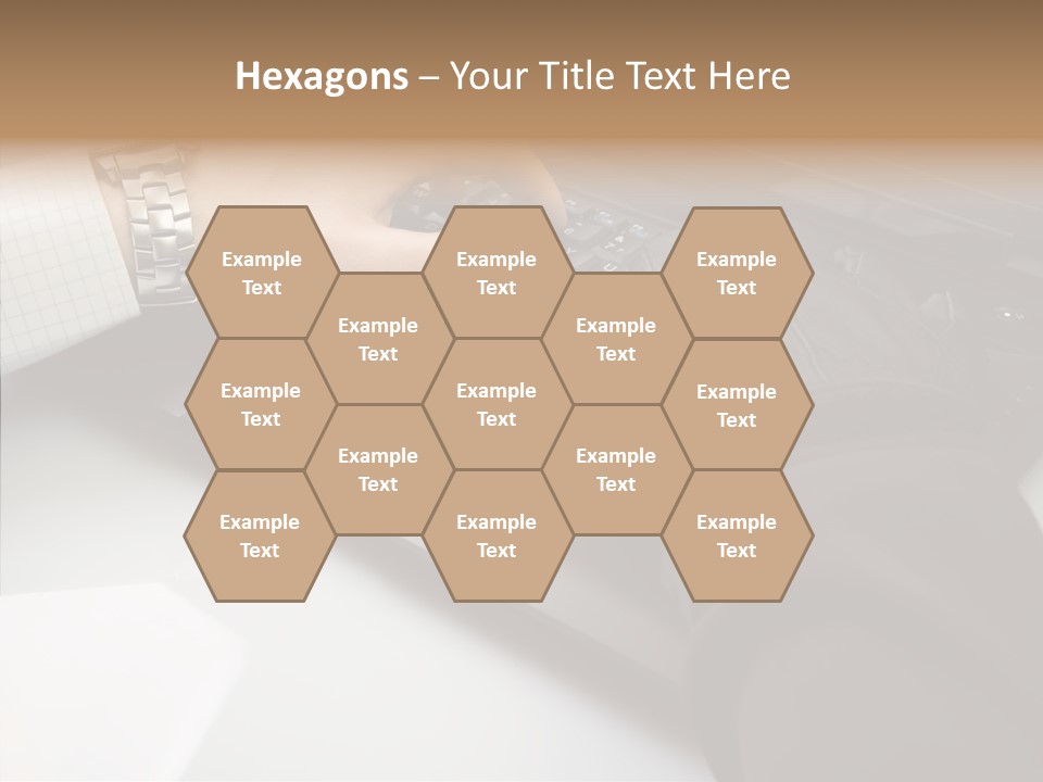 Female Hold Two PowerPoint Template