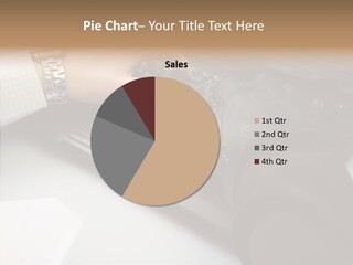 Female Hold Two PowerPoint Template