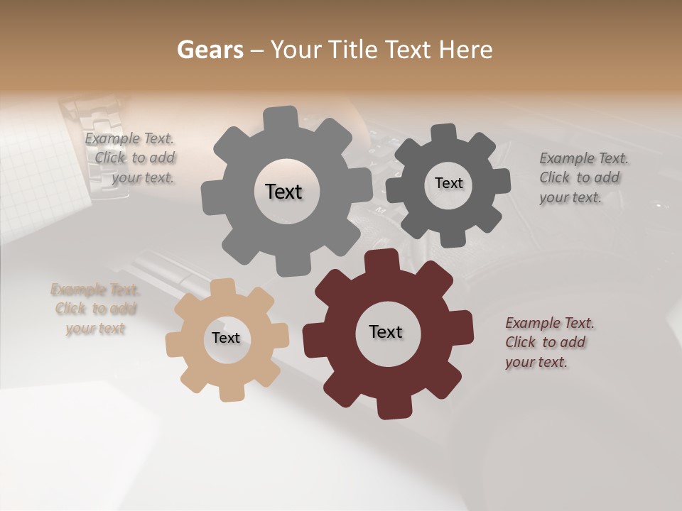 Female Hold Two PowerPoint Template