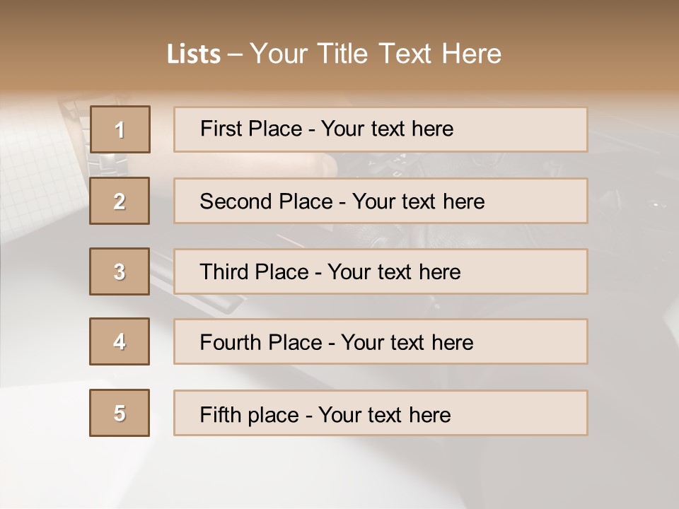 Female Hold Two PowerPoint Template