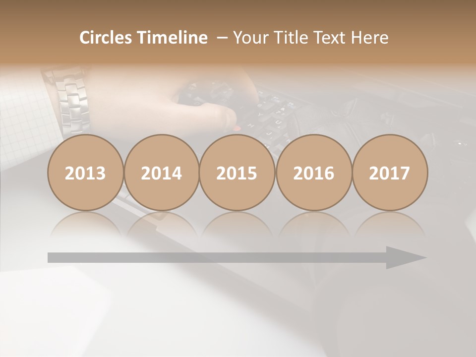 Female Hold Two PowerPoint Template