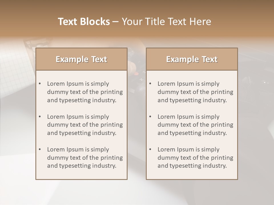 Female Hold Two PowerPoint Template