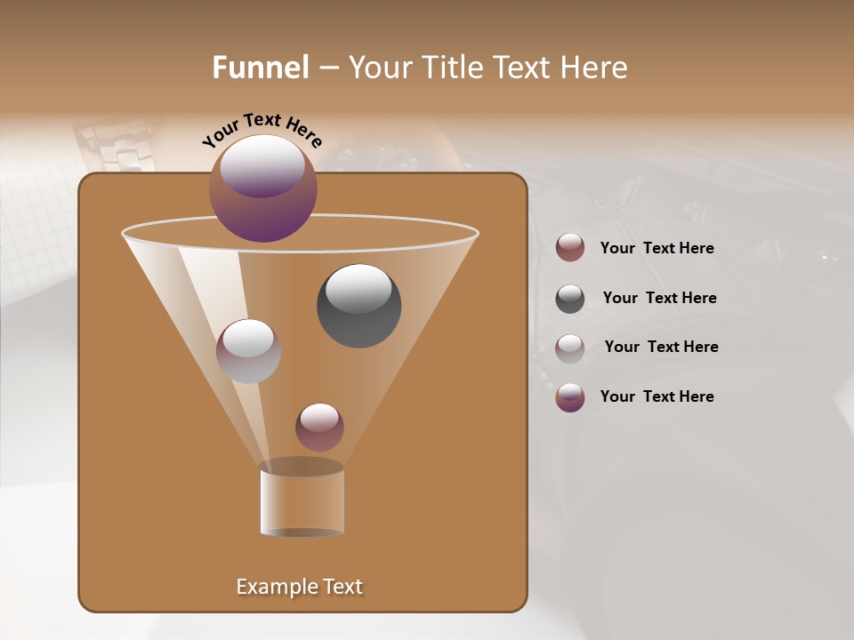 Female Hold Two PowerPoint Template