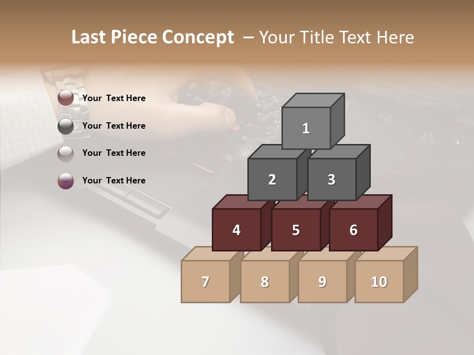 Female Hold Two PowerPoint Template