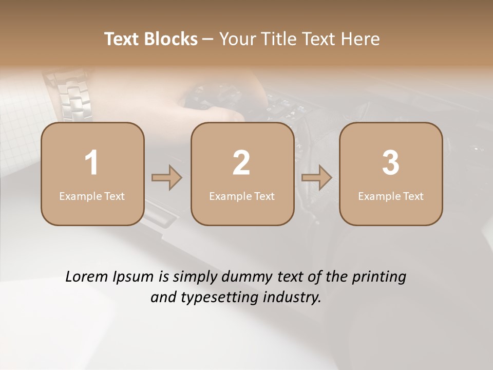 Female Hold Two PowerPoint Template