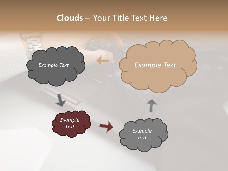 Female Hold Two PowerPoint Template