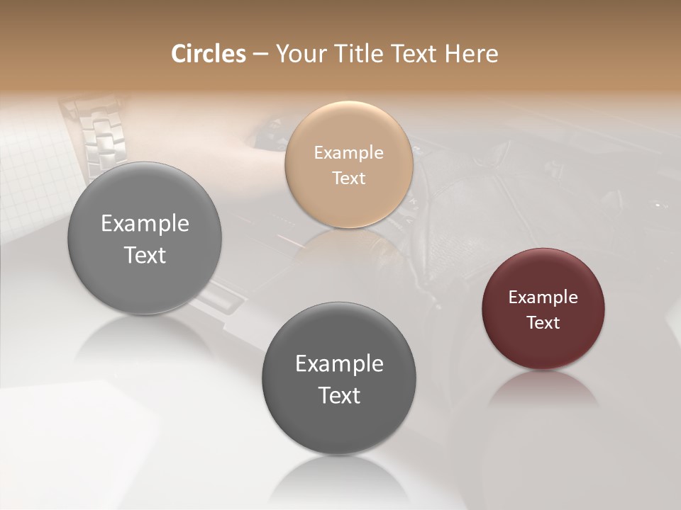 Female Hold Two PowerPoint Template