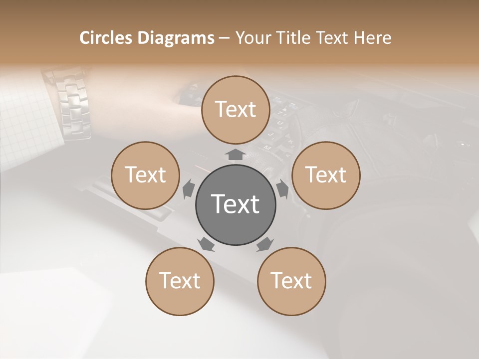 Female Hold Two PowerPoint Template