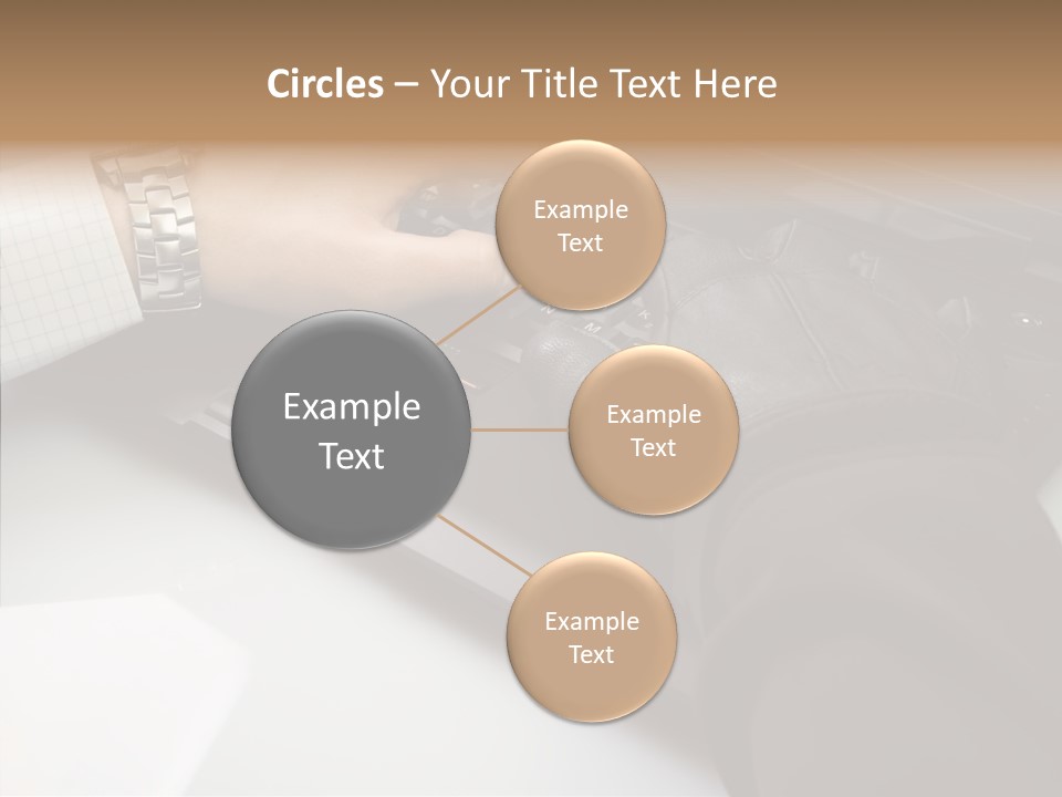 Female Hold Two PowerPoint Template