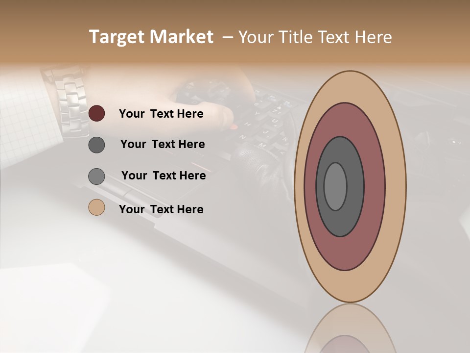 Female Hold Two PowerPoint Template