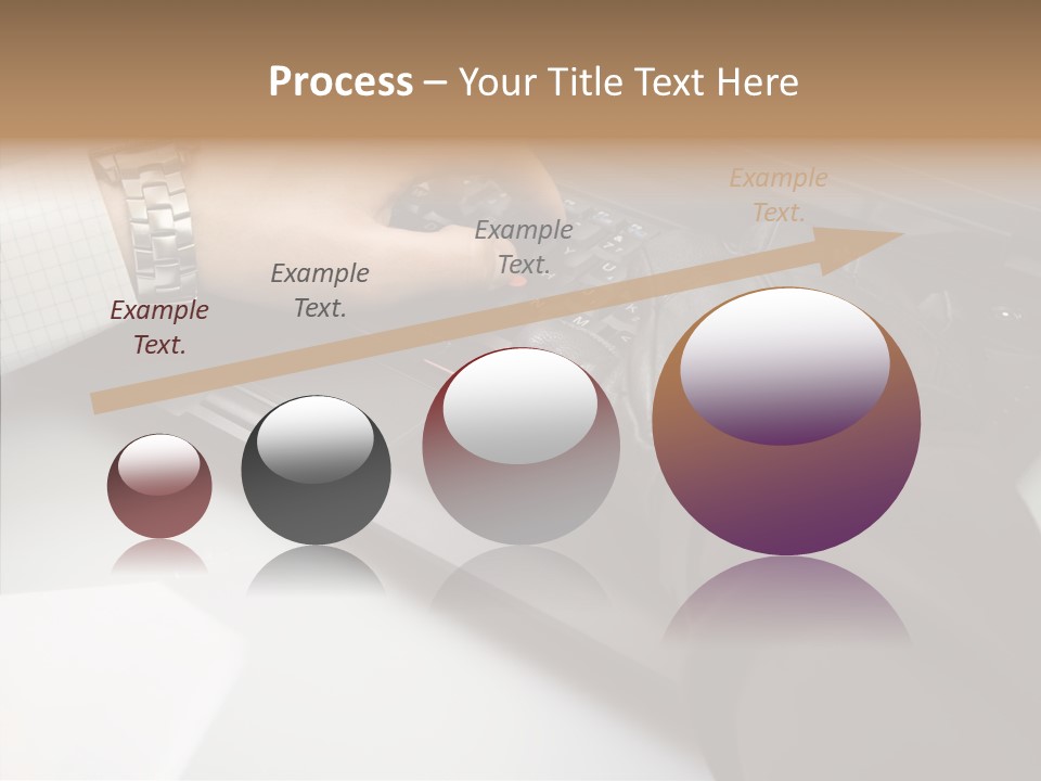 Female Hold Two PowerPoint Template