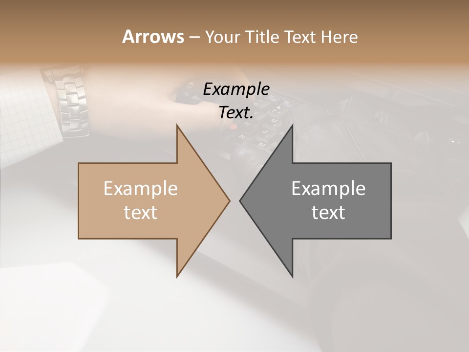 Female Hold Two PowerPoint Template