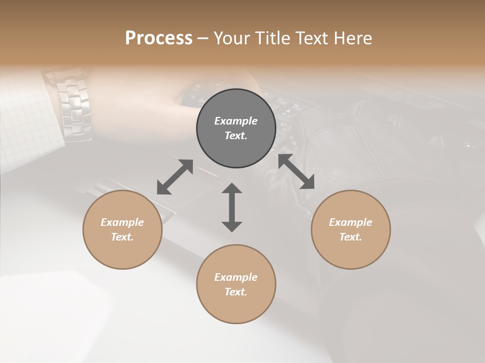 Female Hold Two PowerPoint Template