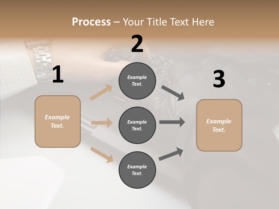 Female Hold Two PowerPoint Template