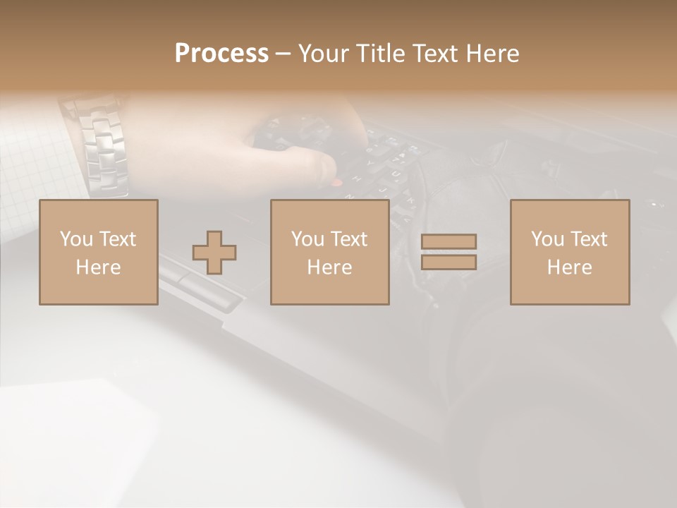Female Hold Two PowerPoint Template