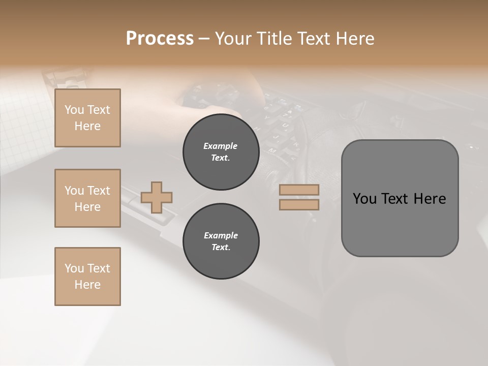 Female Hold Two PowerPoint Template