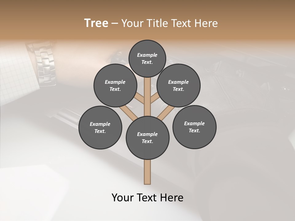 Female Hold Two PowerPoint Template