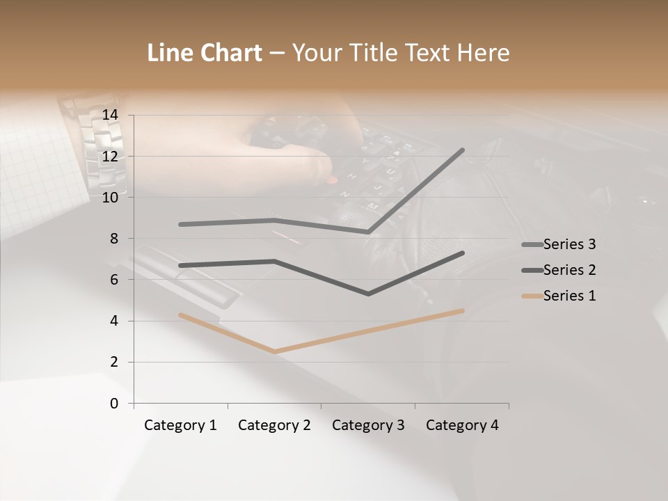 Female Hold Two PowerPoint Template