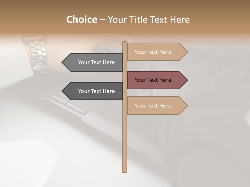 Female Hold Two PowerPoint Template