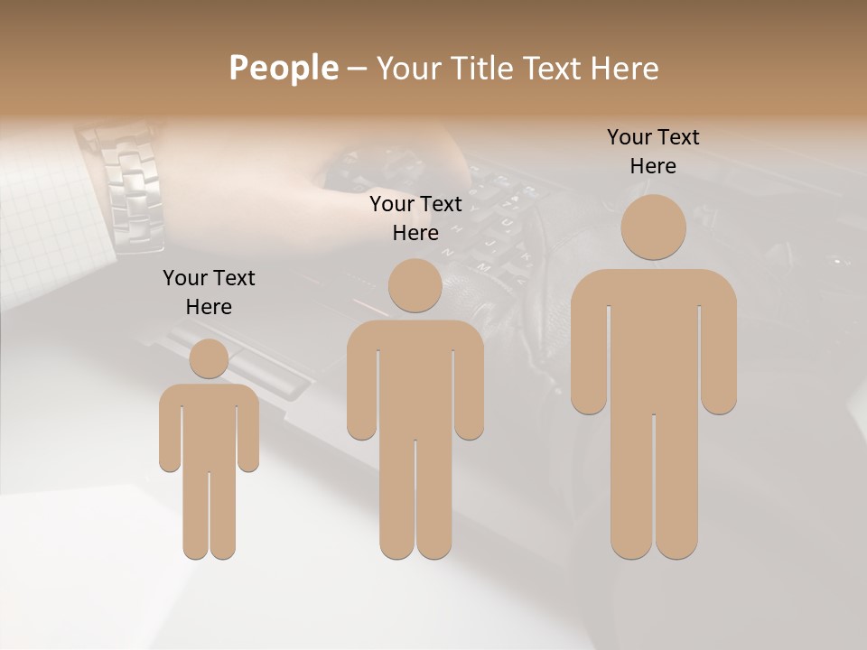 Female Hold Two PowerPoint Template