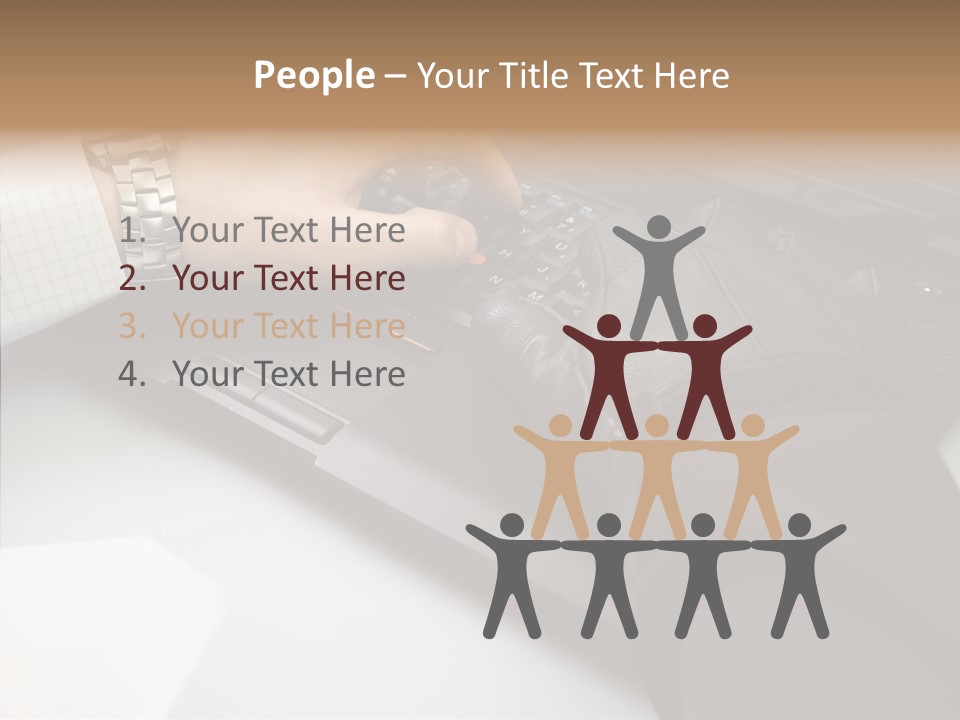 Female Hold Two PowerPoint Template