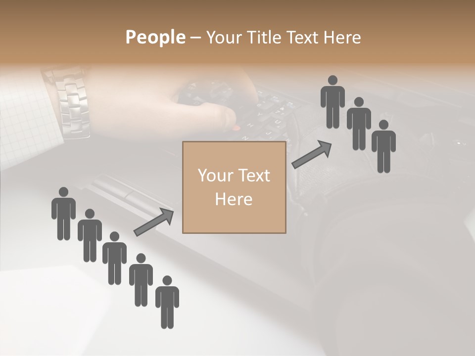 Female Hold Two PowerPoint Template