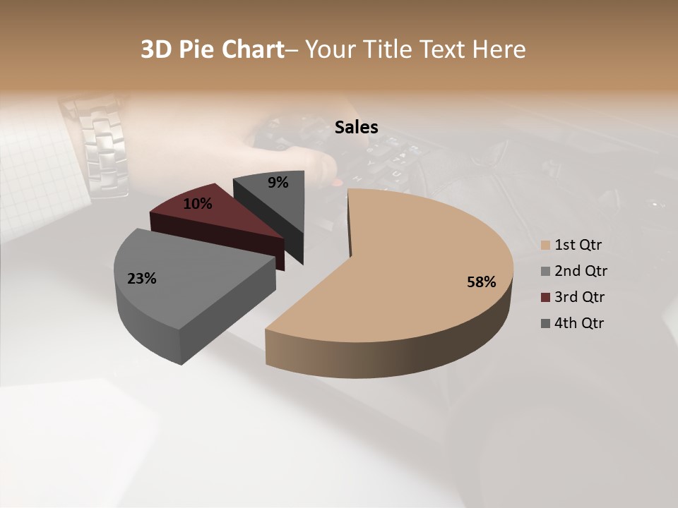 Female Hold Two PowerPoint Template