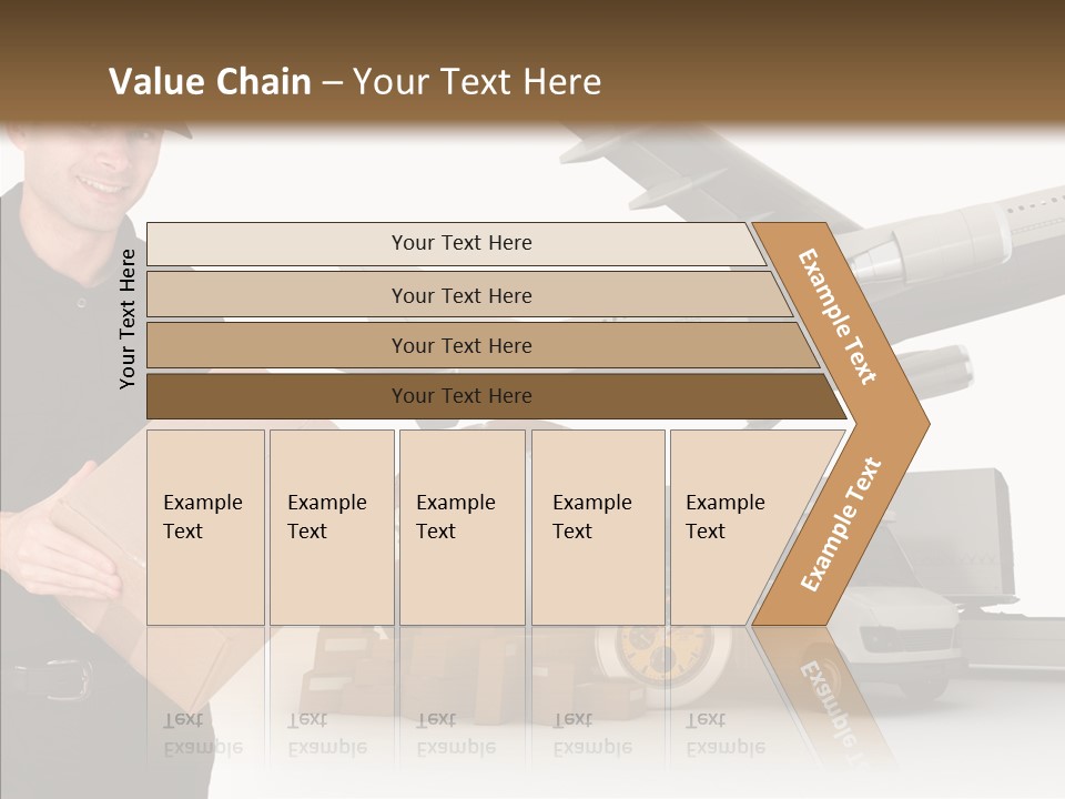Female  Holding Hands PowerPoint Template